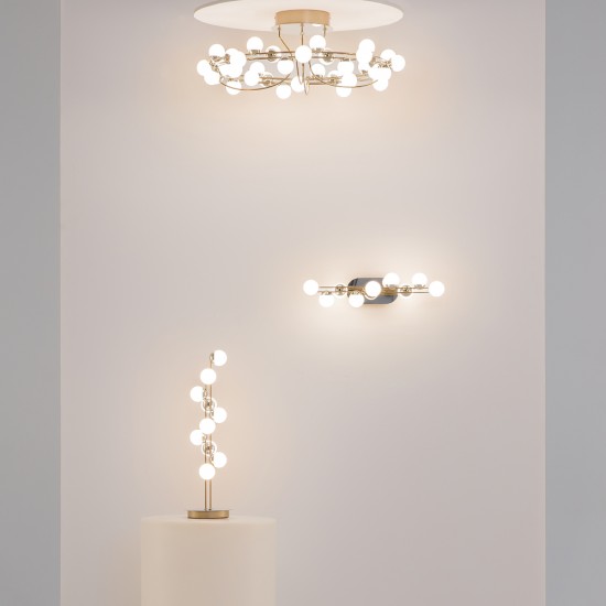 Laevalgusti Tessara, kuldne, D600 mm - Valgustus Luminance'ilt