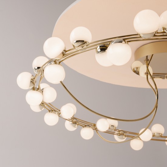 Laevalgusti Tessara, kuldne, D800 mm - Valgustus Luminance'ilt