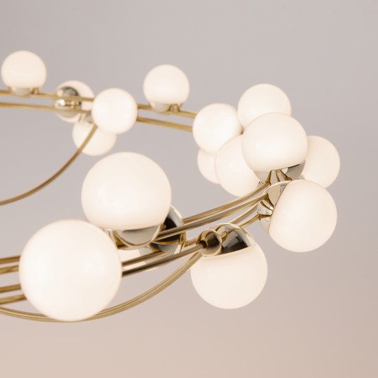 Laevalgusti Tessara, kuldne, D800 mm - Valgustus Luminance'ilt