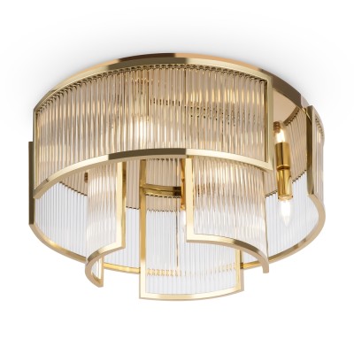 Ceiling luminaire Frame, Gold, D554 mm - Lighting by Luminance