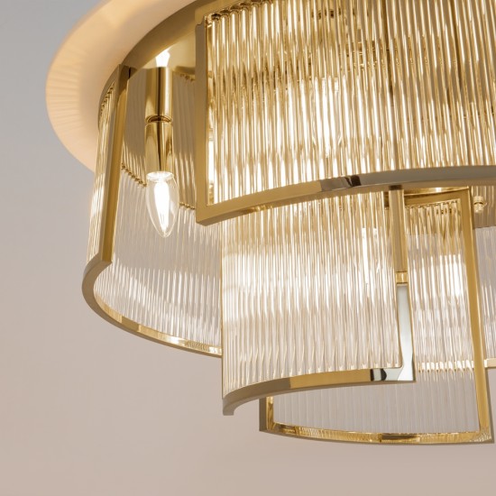 Laevalgusti Frame, kuldne, D650 mm - Valgustus Luminance'ilt