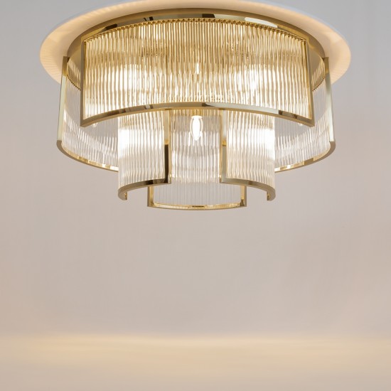 Laevalgusti Frame, kuldne, D650 mm - Valgustus Luminance'ilt