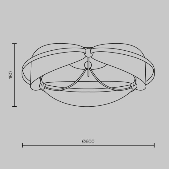 Laevalgusti Breeze, messing - Valgustus Luminance'ilt