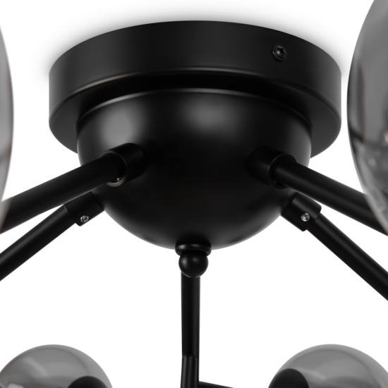 Laevalgusti Dallas, must, D750 mm - Valgustus Luminance'ilt