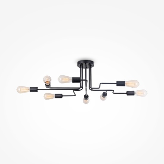 Laevalgusti Gilbert, must, W870 mm - Valgustus Luminance'ilt