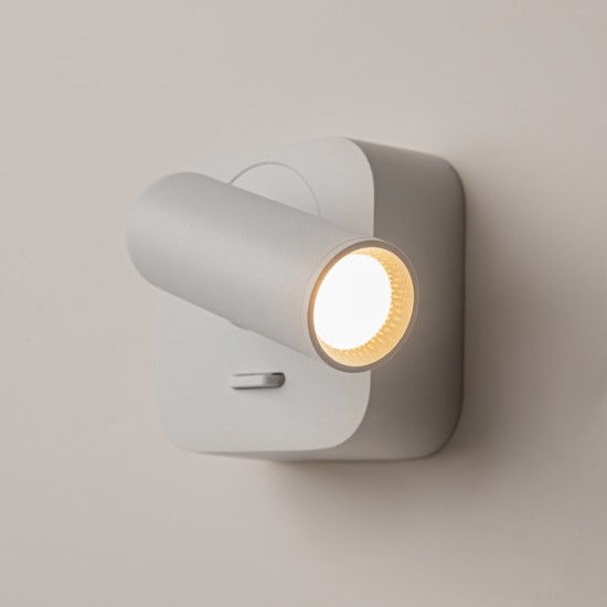 White Wall Lamp | Mirax | C039WL-L3W3K, valge - Valgustus Luminance'ilt