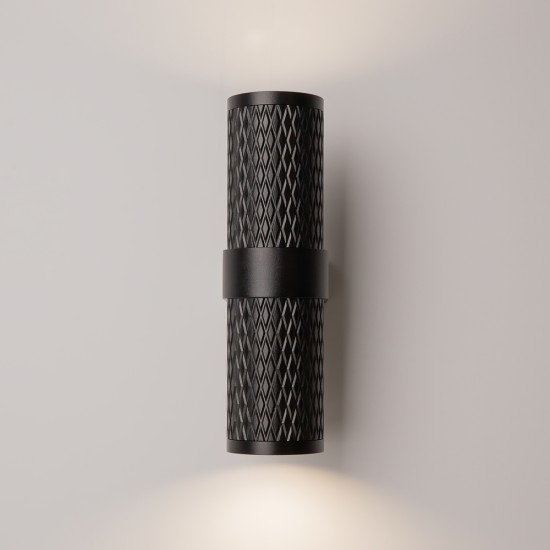 Black Wall Lamp | Focus Design | C069WL-02B, must - Valgustus Luminance'ilt