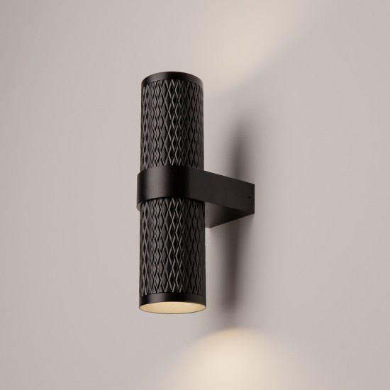 Black Wall Lamp | Focus Design | C069WL-02B, must - Valgustus Luminance'ilt