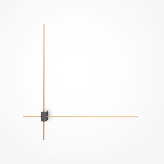 Black Wall Lamp | Pars | C070WL-L12GB3K, must - Valgustus Luminance'ilt