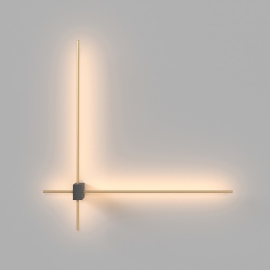 Black Wall Lamp | Pars | C070WL-L12GB3K, must - Valgustus Luminance'ilt
