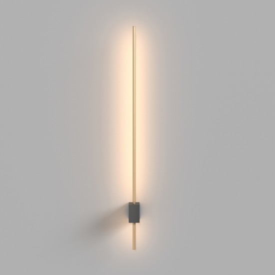 Black Wall Lamp | Pars | C070WL-L6GB3K, must, W30 mm - Valgustus Luminance'ilt