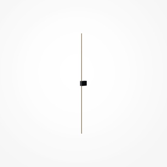 Black Wall Lamp | Pars | C070WL-L6GB3K, must, W30 mm - Valgustus Luminance'ilt