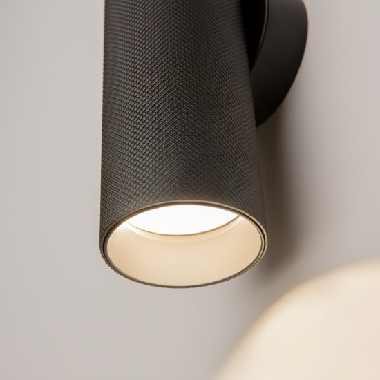 Black Wall Lamp | Artisan | C080WL-02-GU10-B, must - Valgustus Luminance'ilt