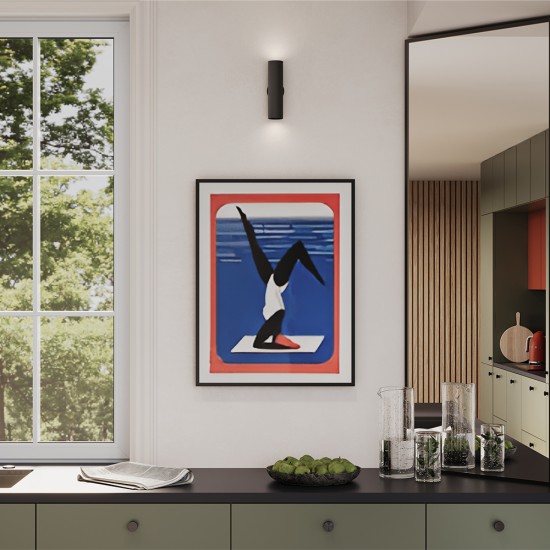 Black Wall Lamp | Artisan | C080WL-02-GU10-B, must - Valgustus Luminance'ilt