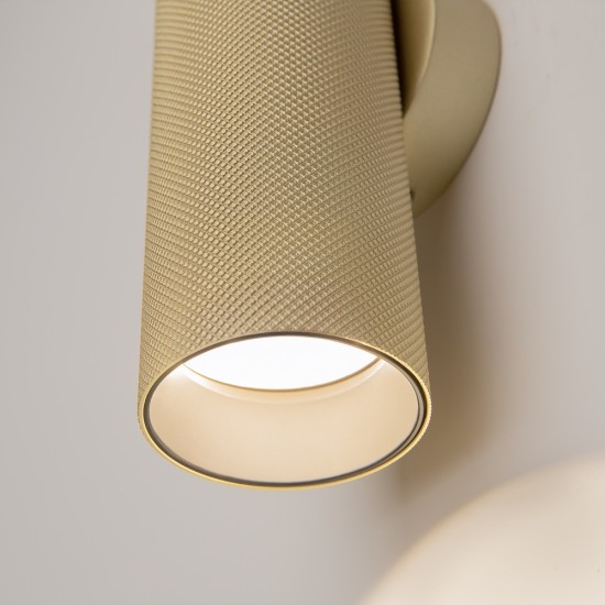 Matte Gold Wall Lamp | Artisan | C080WL-02-GU10-MG, matt kuld - Valgustus Luminance'ilt