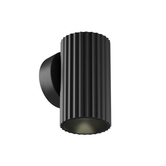 Black Wall Lamp | Calipso | C106WL-01-GU10-B, messing - Valgustus Luminance'ilt