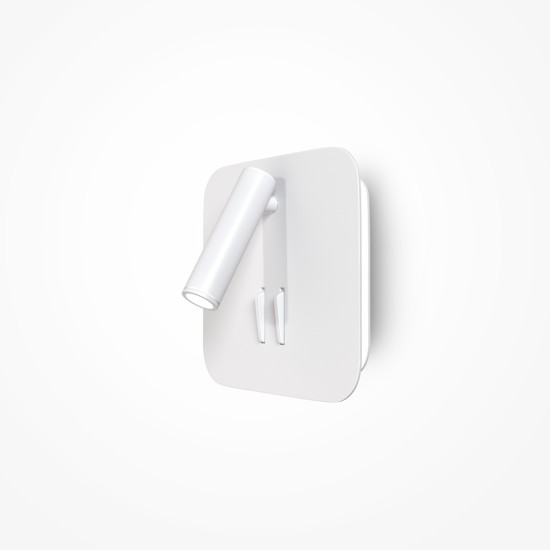 White Wall Lamp | Ios 176 | C175-WL-01-6W-W, valge - Valgustus Luminance'ilt