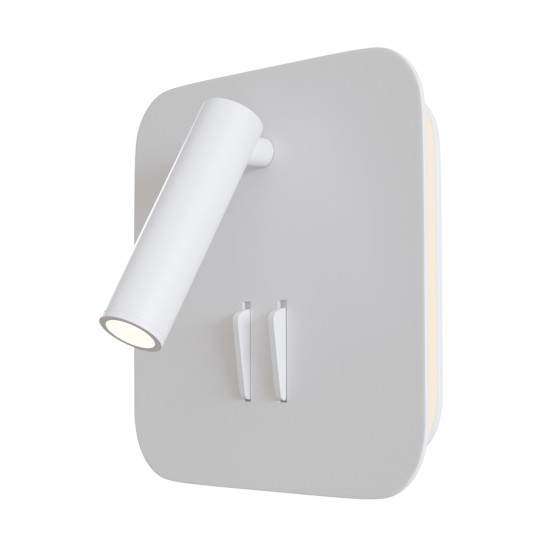 White Wall Lamp | Ios 176 | C175-WL-01-6W-W, valge - Valgustus Luminance'ilt