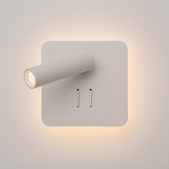 White Wall Lamp | Ios 176 | C175-WL-01-6W-W, valge - Valgustus Luminance'ilt