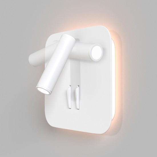 White Wall Lamp | Ios 176 | C175-WL-01-6W-W, valge - Valgustus Luminance'ilt