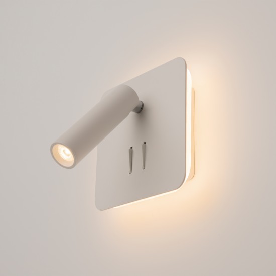 White Wall Lamp | Ios 176 | C175-WL-01-6W-W, valge - Valgustus Luminance'ilt