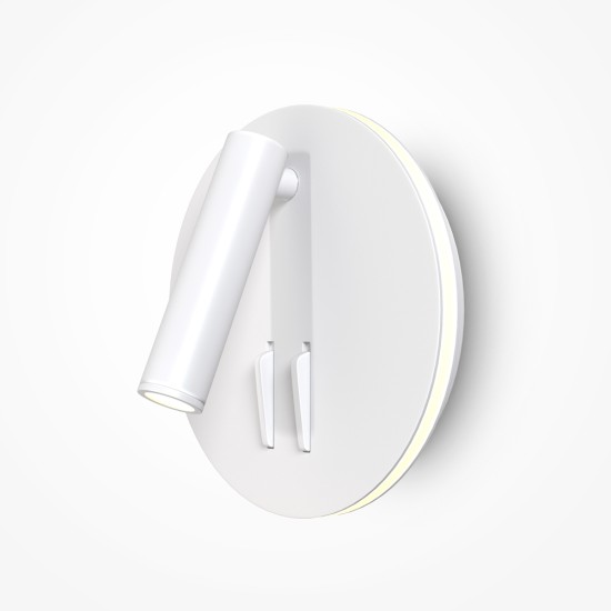White Wall Lamp | Los 176 | C176-WL-01-6W-W, valge - Valgustus Luminance'ilt