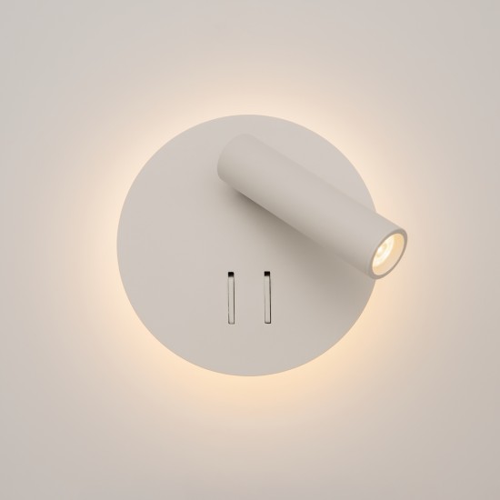 White Wall Lamp | Los 176 | C176-WL-01-6W-W, valge - Valgustus Luminance'ilt
