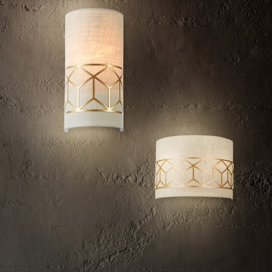 Seinavalgusti Messina, kuld - Valgustus Luminance'ilt
