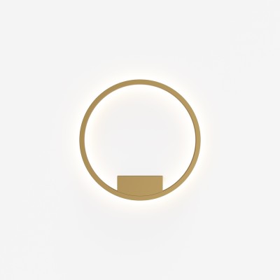 Wall luminaire (Sconce) Rim, Brass, D400xH50 mm - Lighting by Luminance
