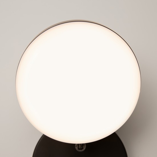 Seinavalgusti Fad, must, D120xH23 mm - Valgustus Luminance'ilt