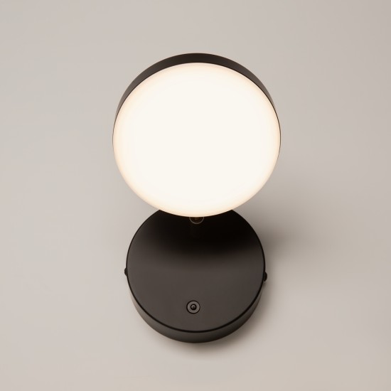Seinavalgusti Fad, must, D120xH23 mm - Valgustus Luminance'ilt