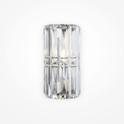 Wall luminaire (Sconce) Facet, Chrome, W130 mm - Lighting by Luminance