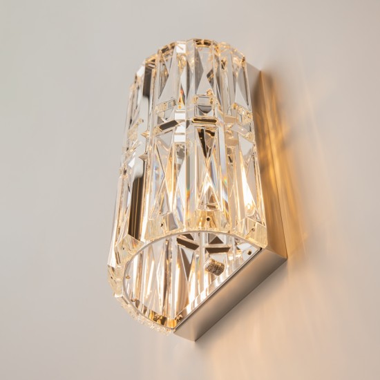 Seinavalgusti Facet, kroom, W130 mm - Valgustus Luminance'ilt