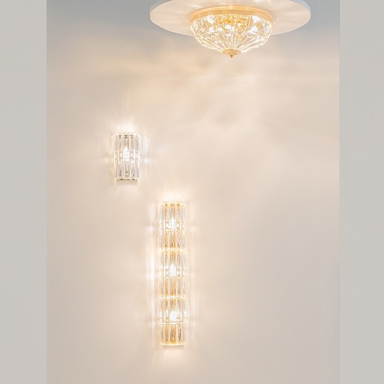 Seinavalgusti Facet, kroom, W130 mm - Valgustus Luminance'ilt