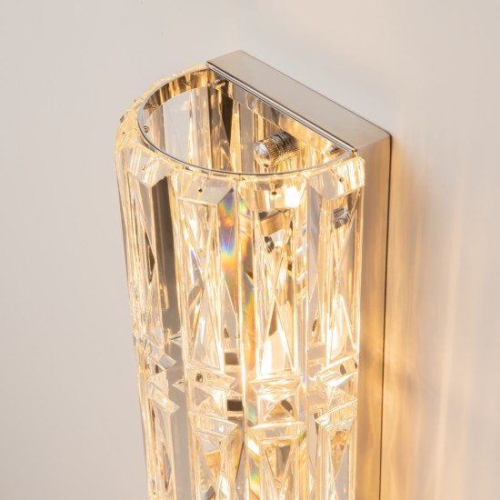 Seinavalgusti Facet, kroom, W130 mm - Valgustus Luminance'ilt
