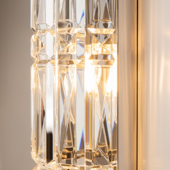 Seinavalgusti Facet, kroom, W130 mm - Valgustus Luminance'ilt