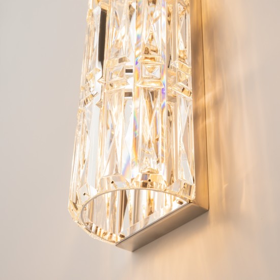 Seinavalgusti Facet, kroom, W130 mm - Valgustus Luminance'ilt