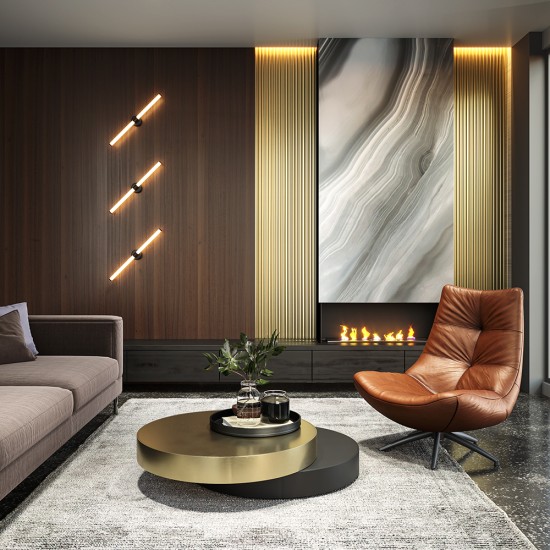 Seinavalgusti Axis, must - Valgustus Luminance'ilt