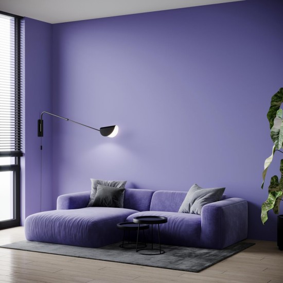 Seinavalgusti Mollis, must, 95x100 mm - Valgustus Luminance'ilt