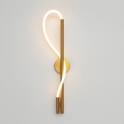 Wall luminaire (Sconce) Tau, Gold - Lighting by Luminance