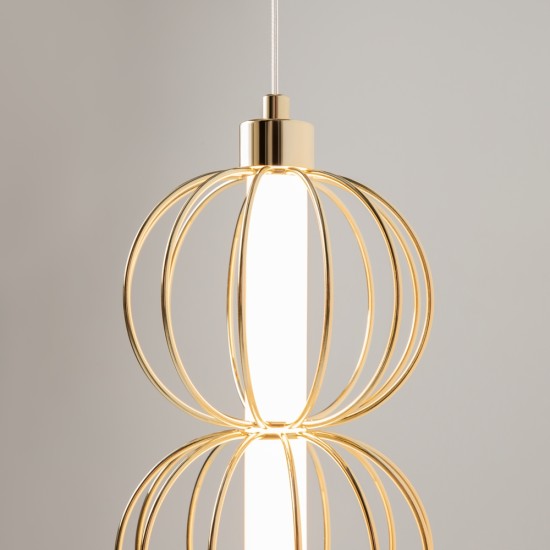 Seinavalgusti Golden Cage, kuld - Valgustus Luminance'ilt