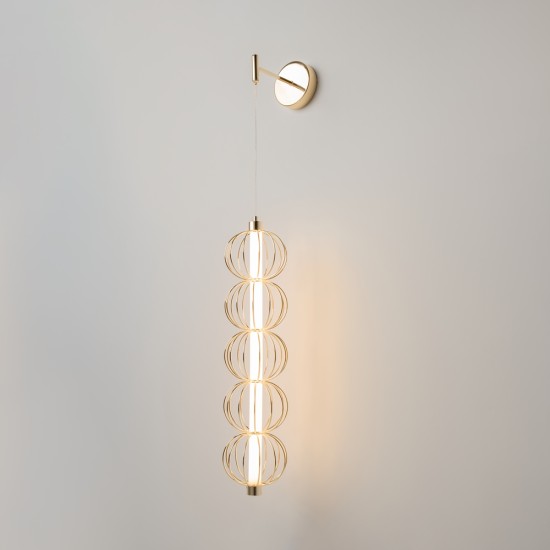 Seinavalgusti Golden Cage, kuld - Valgustus Luminance'ilt