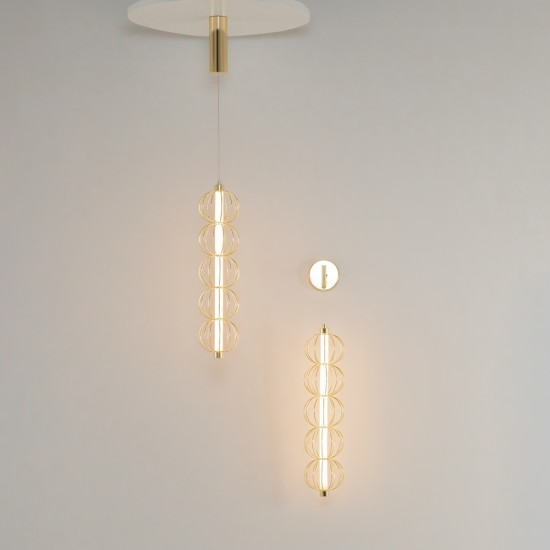 Seinavalgusti Golden Cage, kuld - Valgustus Luminance'ilt