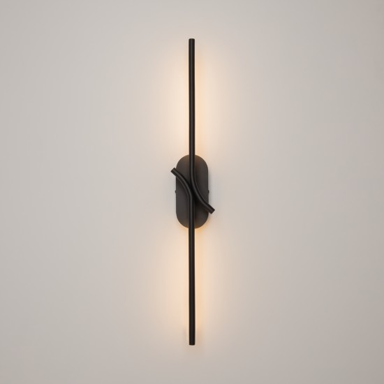 Seinavalgusti Renaissance, must - Valgustus Luminance'ilt