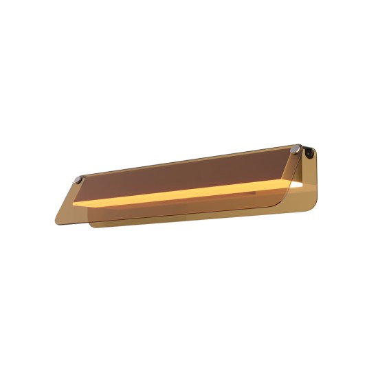 Seinavalgusti Flat, must, W430 mm - Valgustus Luminance'ilt