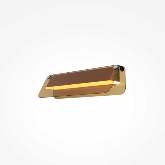 Seinavalgusti Flat, must, W300 mm - Valgustus Luminance'ilt