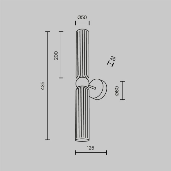 Seinavalgusti Antic, kuld, D100xH200 mm - Valgustus Luminance'ilt