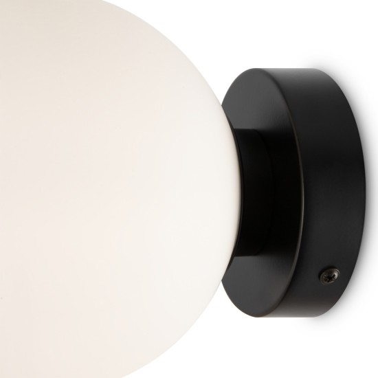 Seinavalgusti Basic form, must, D150xH150 mm - Valgustus Luminance'ilt