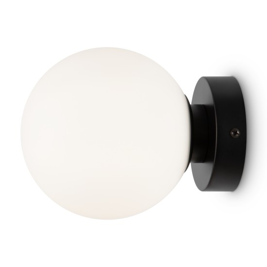 Seinavalgusti Basic form, must, D150xH150 mm - Valgustus Luminance'ilt
