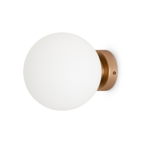 Seinavalgusti Basic form, kuld, D180xH180 mm - Valgustus Luminance'ilt